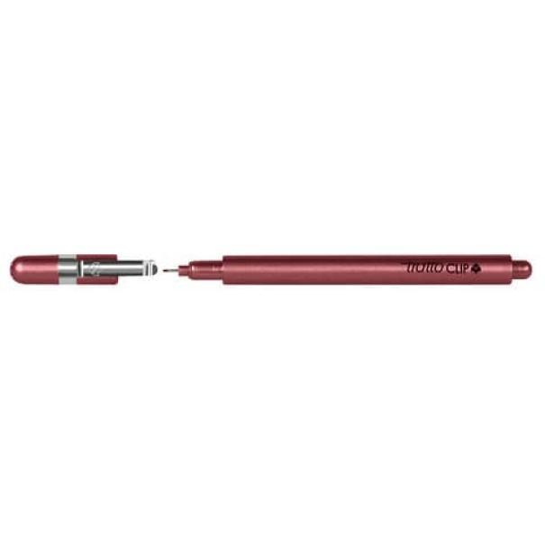 tratto tratto clip penna punta sintetica rosso 0.3mm conf. 12 pz - foto 2 tratto tratto clip penna punta sintetica rosso 0.3mm conf. 12 pz - foto 2