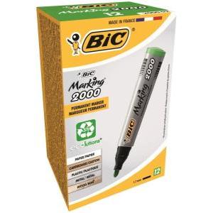 Marking 2000 ecolutions marcatore punta tonda verde scatola 12 pezzi
