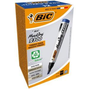 Marking 2300 ecolutions marcatore punta scalpello blu scatola 12 pezzi