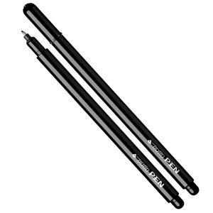 Pen new metal pennarello punta sintetica nero 05mm 12 pezzi
