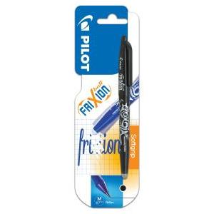 Penna cancellabile frixion ball 07 mm nera 20 blister 1 pezzo