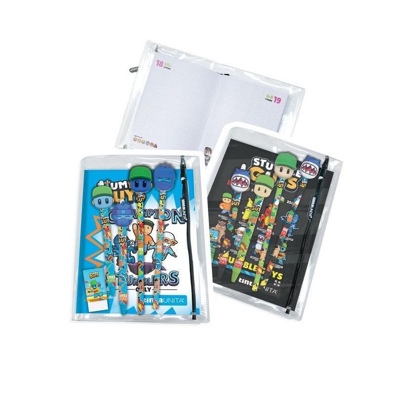 tinta unita tinta unita stumble guys diario 9 mesi con stickers - foto 1