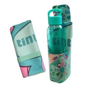 Vintage set telo mare + borraccia tritan 500 ml