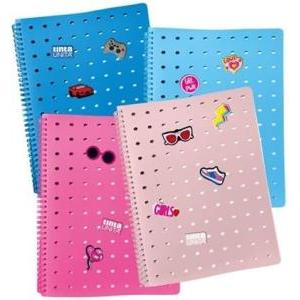 Clik maxi quaderno spirale ppl no fori 70 fogli righe 1r