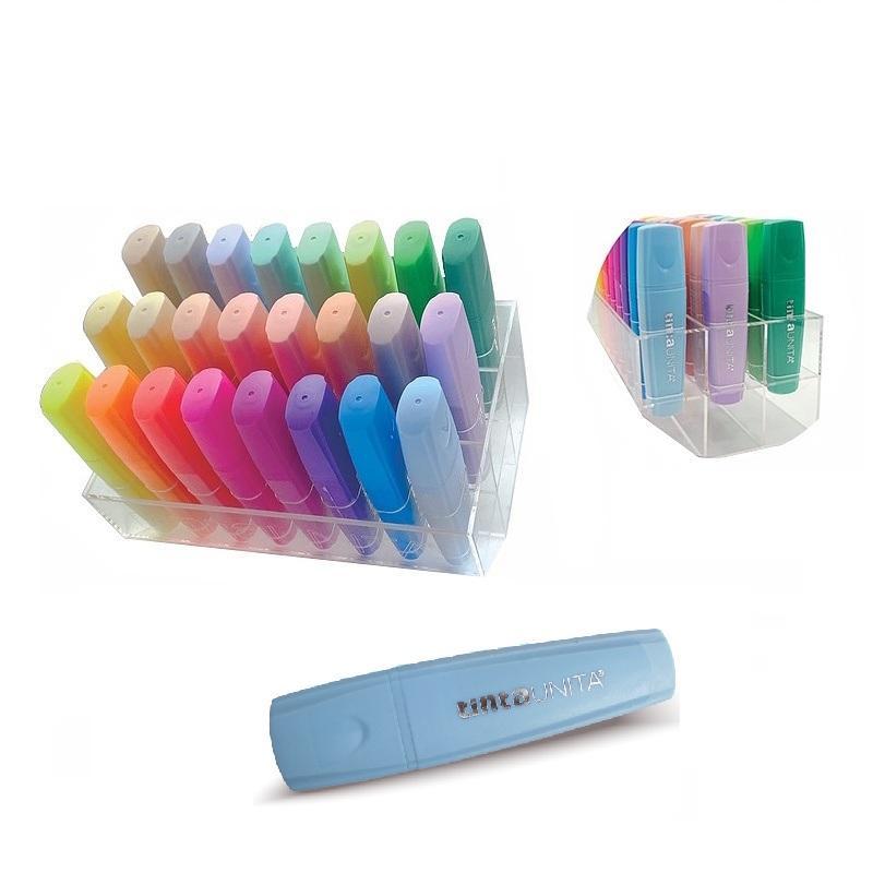 tinta unita tinta unita evidenziatore palette set 24 colori - foto 1