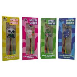 Zoo multicavo ricarica usb portachiavi