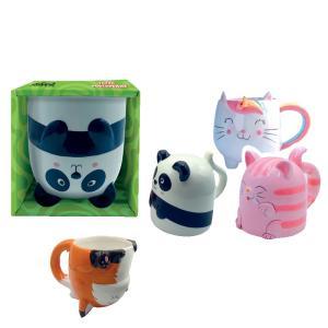 Zoo tazza portapenne ceramica