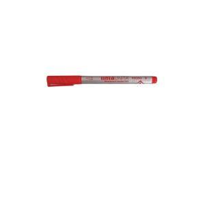 Marcatore permanent marker punta extra fine 0.4 rosso 12 pezzi