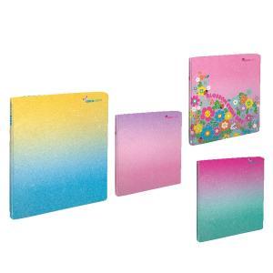 Be happy copertina anelli a4 glitter ppl 030