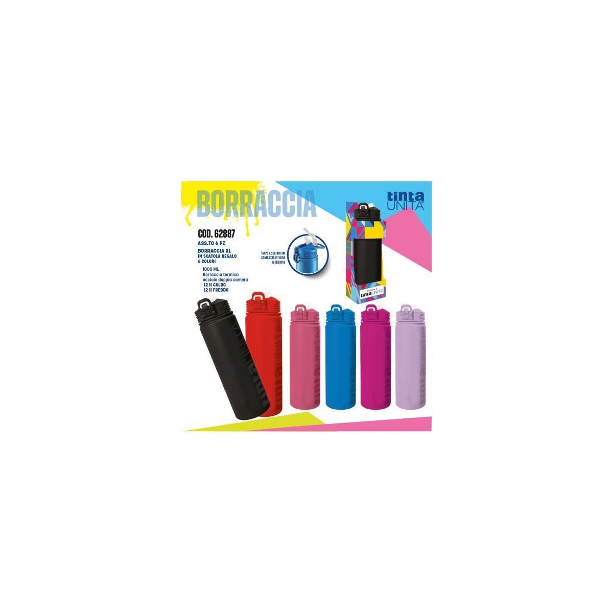 tinta unita tinta unita excellent borraccia termica xl beccuccio 1lt - foto 2 tinta unita tinta unita excellent borraccia termica xl beccuccio 1lt - foto 2