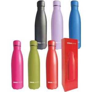 Borraccia soft touch 500 ml tappo a vite in colori assortiti